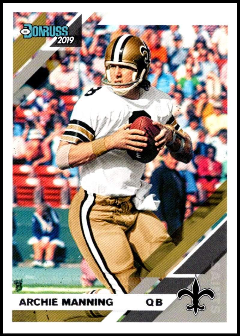 2019 Donruss #177 Archie Manning NM-MT New Orleans Saints Officially Licensed NFL Trading Card