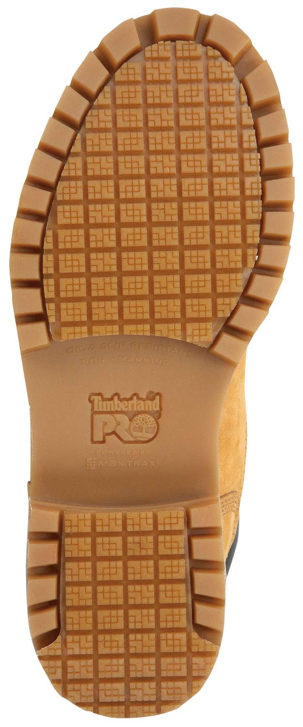 Timberland PRO 6IN Direct Attach Men's, Wheat, Soft Toe, MaxTRAX Slip Resistant, WP/Insulated Boot (10.5 M)