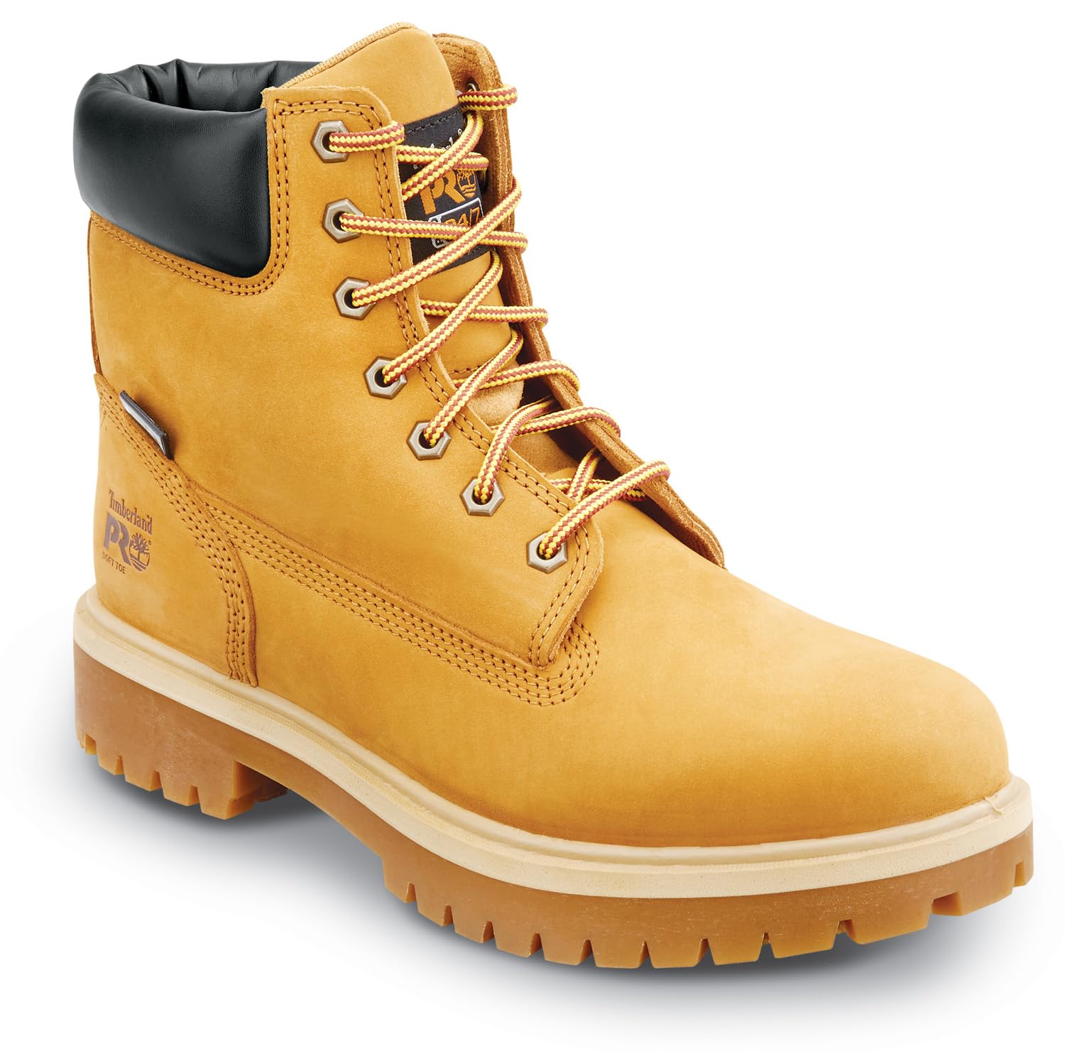 Timberland PRO 6IN Direct Attach Men's, Wheat, Soft Toe, MaxTRAX Slip Resistant, WP/Insulated Boot (10.5 M)