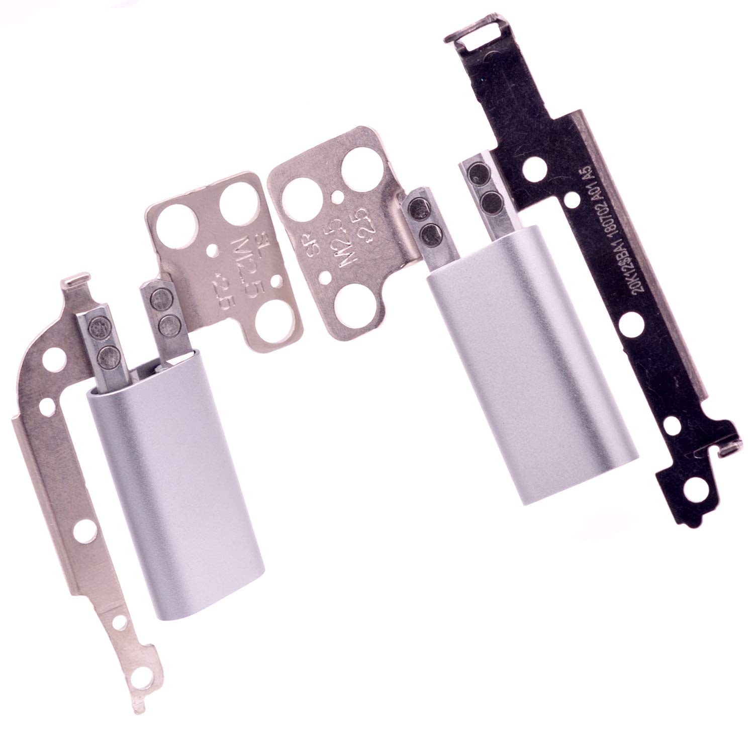 Deal4GO Right & Left LCD Hinges kit Replacement for Dell Inspiron 13 7368 7378 7375 P69G 360 Degree Axis Screen Hinge