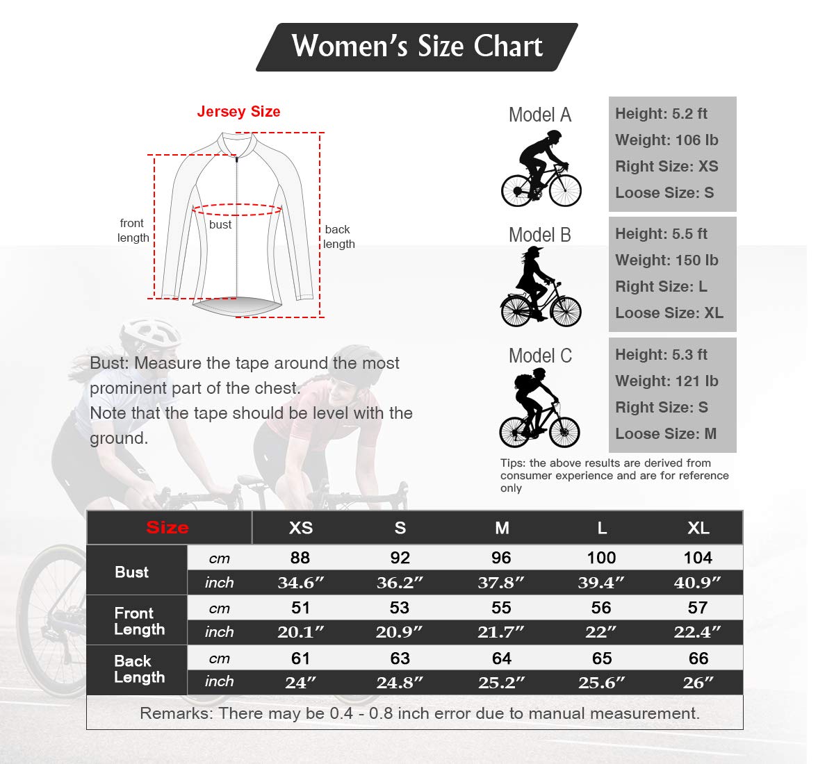 CATENA Women's Cycling Jersey Long Sleeve Shirt Running Top Moisture Wicking Workout Sports T-Shirt Womens Summer Tops Rose