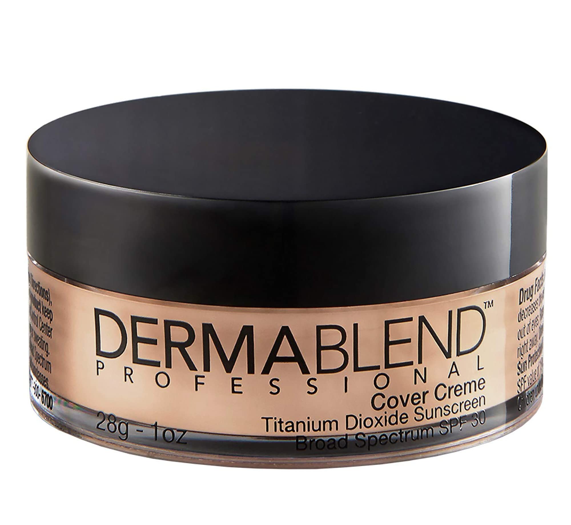 Dermablend Cover Creme Full Coverage Foundation with SPF 30, 35W Tawny Beige, 1 oz.