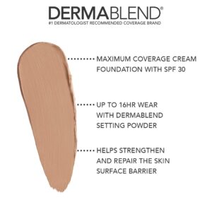 Dermablend Cover Creme Full Coverage Foundation with SPF 30, 35W Tawny Beige, 1 oz.