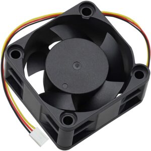 GDSTIME 40mm Fan, 12V 3Pin Fan, 40mm x 40mm x 20mm 4020 Brushless CPU Cooler (2-Pack)