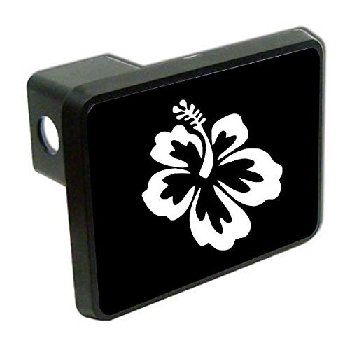 Hibiscus Flower 2" Tow Trailer Hitch Cover Plug