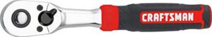 craftsman ratchet, sae, 72-tooth socket wrench, 1/4-inch drive (cmmt99424)