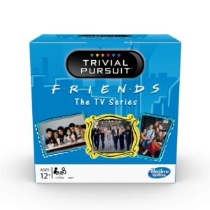 hasbro gaming trivial pursuit: friends the tv series edition party game; 600 trivia questions for tweens and teens ages 12 and up (amazon exclusive)