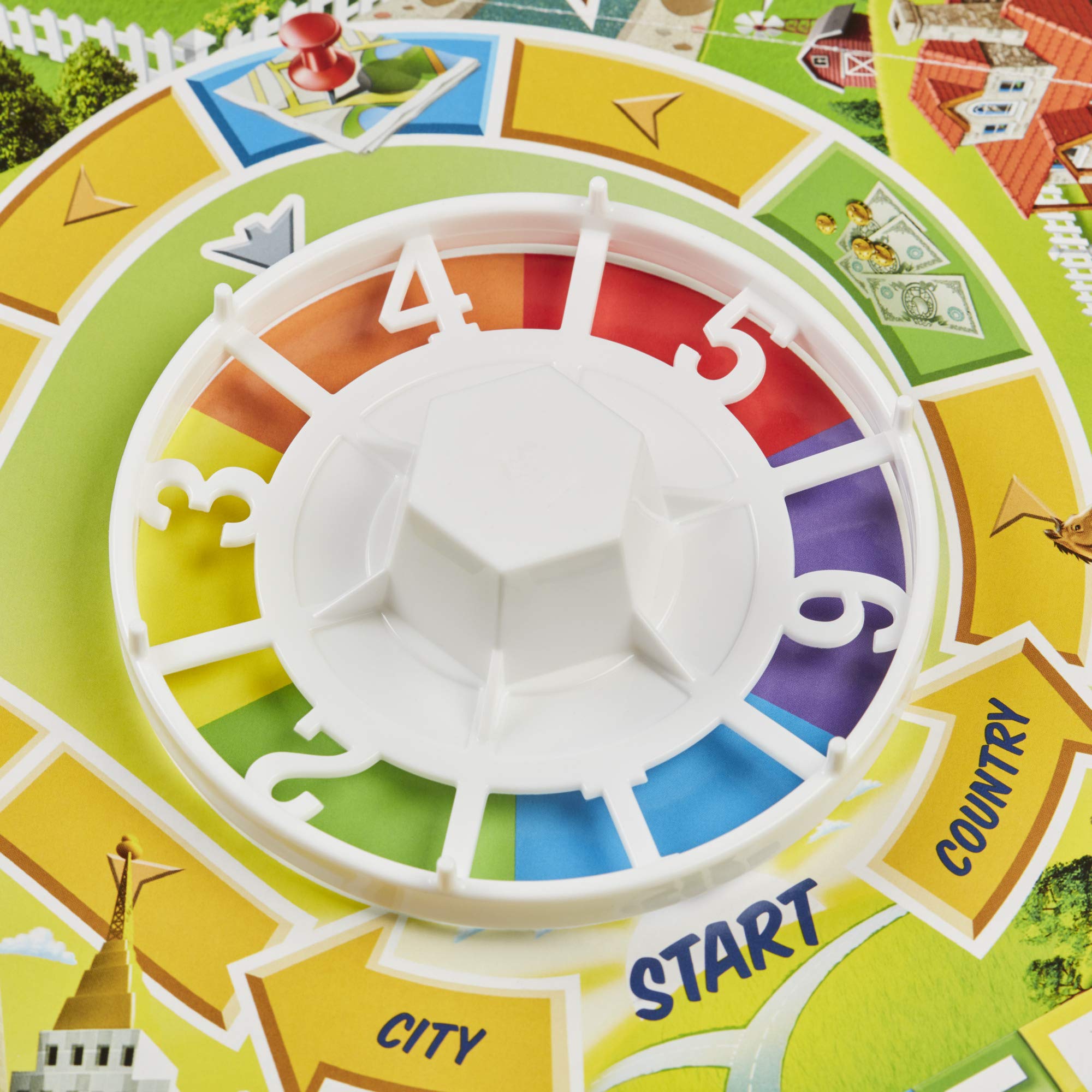 Hasbro Gaming The Game of Life Junior Board Game for Kids Ages 5 and Up,Game for 2-4 Players