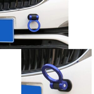 idain Universal Car Bumper Sticker Dummy Tralier Tow Hook Kit ONLY for Decoration (Blue)