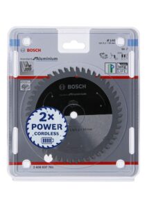 bosch professional 2608837761 blade standard (for aluminium, 140 x 10 x 1.6 mm, 50 teeth accessories: cordless circular saw)