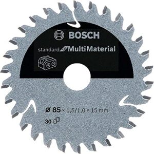 bosch professional 2608837752 standard blade for multi material (85 x 15 x 1.5 mm, 30 teeth, accessories: cordless circular saw)