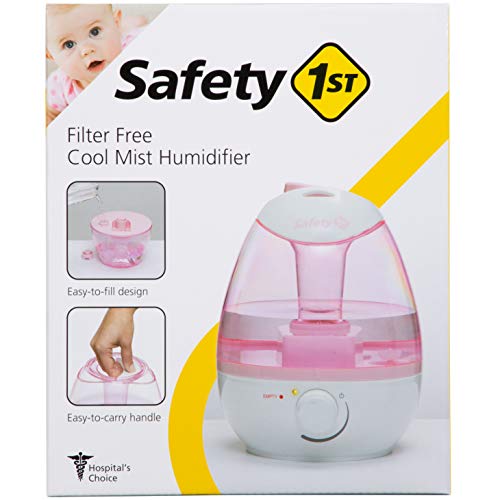 Safety 1st Filter Free Cool Mist Humidifier, Pink, Pink