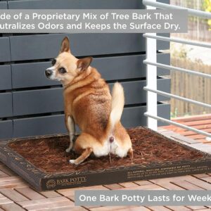 Bark Potty Disposable Dog Potty - Multi-Use, Odor Neutralizing, Non-Leaking - Lasts for Weeks - Indoor/Outdoor