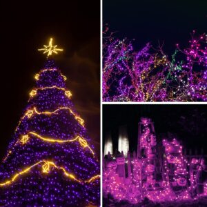 300 LED Christmas String Lights, 108FT Christmas Lights - UL Certified Outdoor & Indoor Fairy Lights Christmas Tree Decor, Patio, Garden, Party, Wedding, Halloween, Holiday Decoration