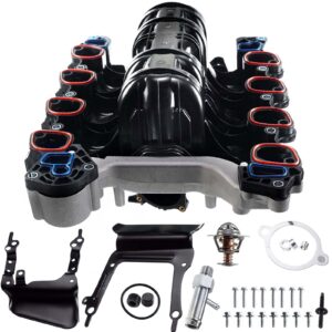 upper intake manifold kit and gaskets set replacement for ford f150 f-150 e-150 e-250 lobo 2007 2008(4.6l only vin:w)