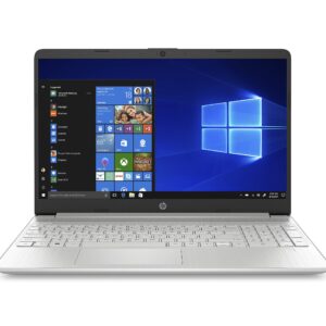 HP 15-Inch HD Touchscreen Laptop, 10th Gen Intel Core i3-1005G1, 4 GB SDRAM, 128 GB Solid-State Drive, Windows 10 Home in S Mode (15-dy1010nr, Natural Silver), 15-15.99 inches