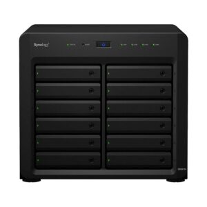 synology diskstation ds2419+ iscsi nas server with intel atom 2.1ghz cpu, 16gb memory, 12tb ssd storage, dsm operating system
