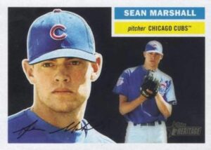 2005 topps heritage #456 sean marshall cubs mlb baseball card (rc - rookie card) (sp - short print) nm-mt