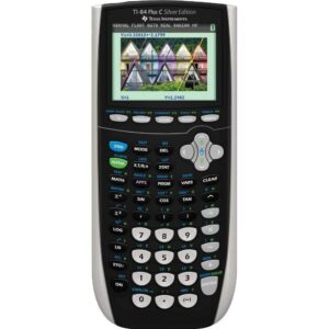 texas instruments ti-84 plus c silver edition graphing calculator, black (renewed)