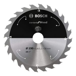 Bosch Professional 2608837708 Blade Standard (for Wood, 190 x 30 x 1.6 mm, 24 Teeth Accessories: Cordless Circular Saw)