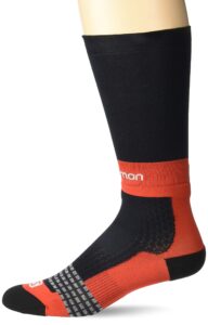 salomon standard socks, black/racing red, s