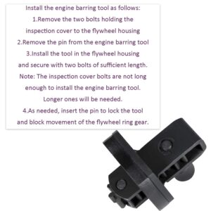 E-cowlboy Engine Barring Tool for Detroit Diesel DD13, DD15, DD16 Alternative to W470589046300 or J-46392