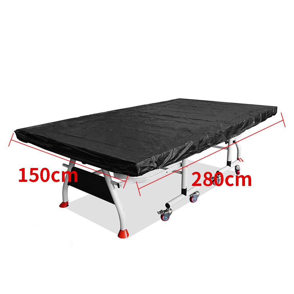 Lumpna Pingpong Table Cover, Foldable Oxford Fabric Table Tennis Cover, Sun Proof/Rain Proof/Dust Proof Protective Cover for Indoor/Outdoor Home Yard Playground School