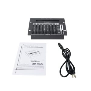 V-Show DMX dj Controller - 24CH Battery& Wireless Controllers for Battery Wirless DMX Uplight