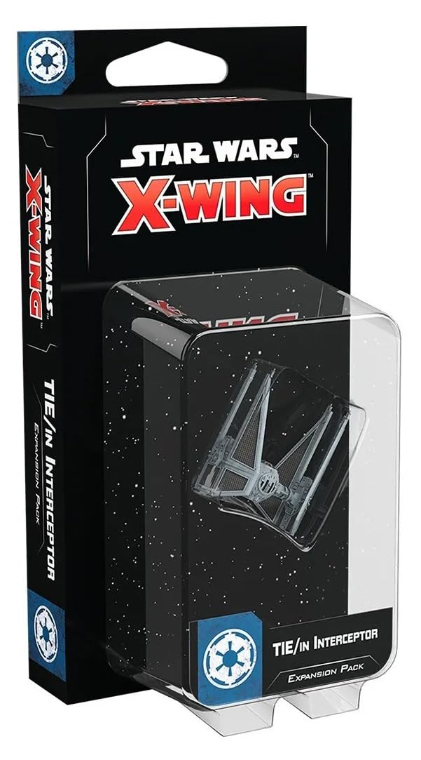 Star Wars X-Wing 2nd Edition Miniatures Game TIE/in Interceptor EXPANSION PACK | Strategy Game for Adults and Teens | Ages 14+ | 2 Players | Average Playtime 45 Minutes | Made by Atomic Mass Games