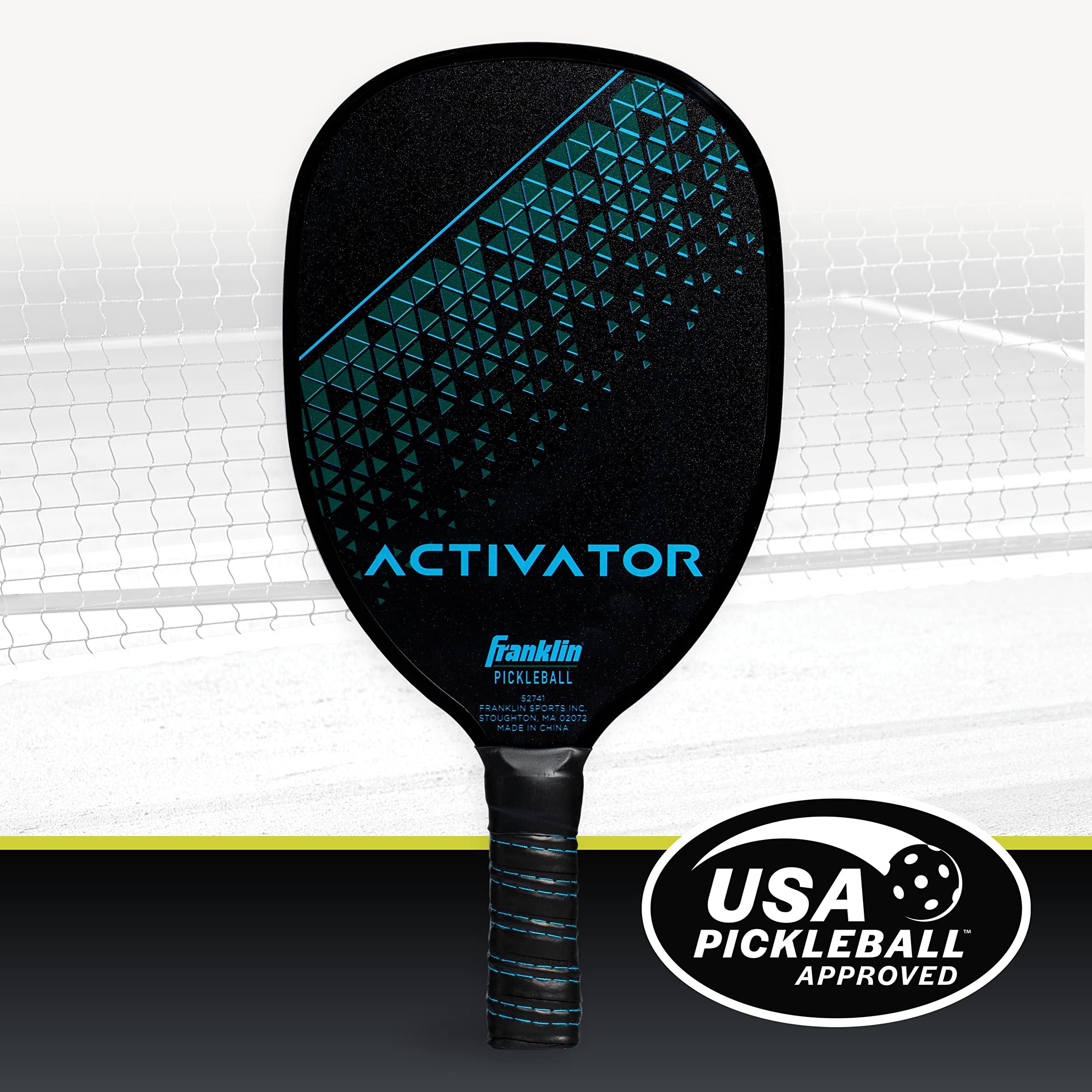 Franklin Sports Pickleball Paddle - Wooden Pickleball Racket - Activator - Blue - USA Pickleball (USAPA) Approved - 13mm Thick Core