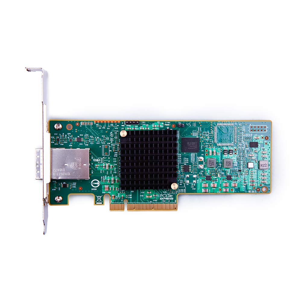 12G External PCI-E SAS/SATA HBA Controller Card, Broadcom's SAS 3008, Compatible for SAS 9300-8E