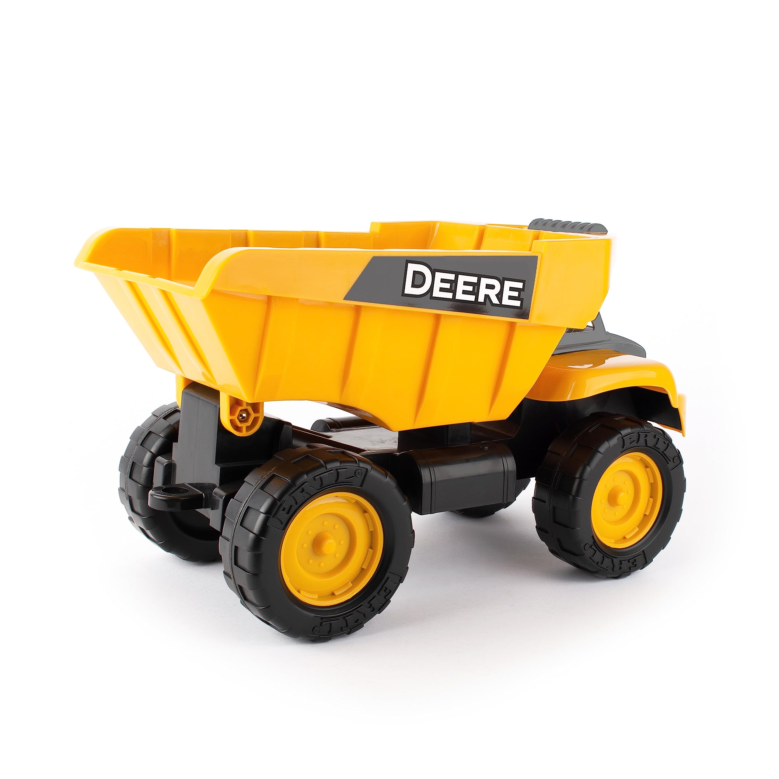 John Deere Big Scoop Dump Truck Toy with Tilting Dump Bed - 15 Inch - Sandbox Toys for Outside- Kids Outdoor Toys - Ages 3 Years and Up