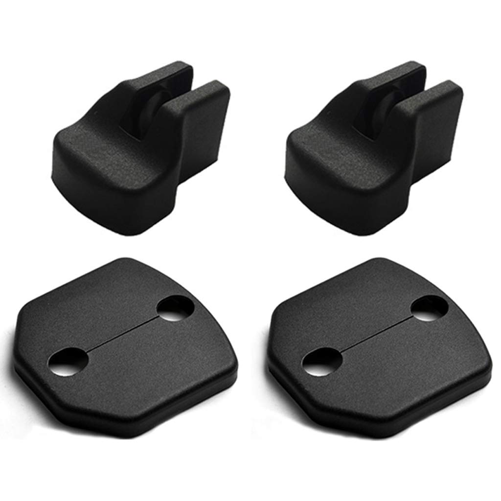 TopDall Door Arm Protection Cover Stopper Buckle Cap Anti-Rust Interior Accessories Compatible for Ford Mustang 2015-2021