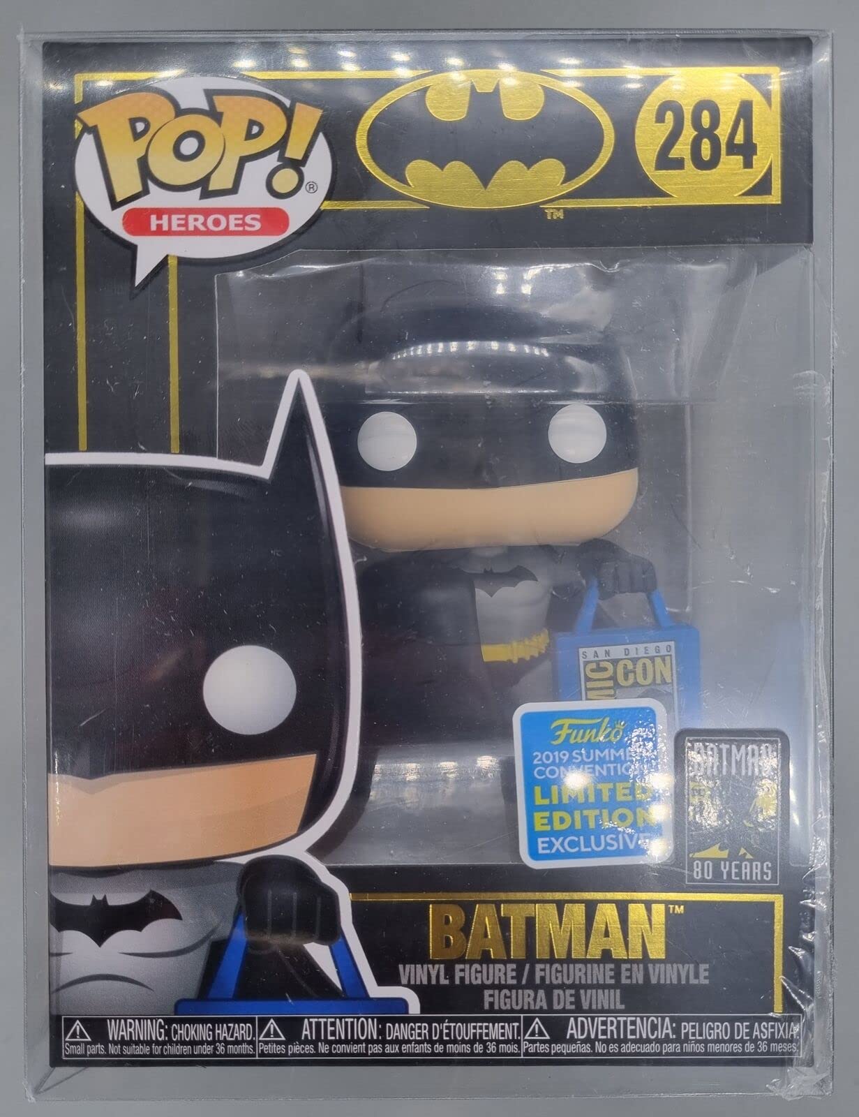 FunKos Pop Batman with SDCC Bag 2019 SDCC Shared Exclusive