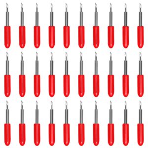 cjrslrb 30pcs replacement cutting blades for cricut explore air/air 2/air 3/maker/maker 3/expression, 45 degree standard fine point blade for most vinyl fabric cutting