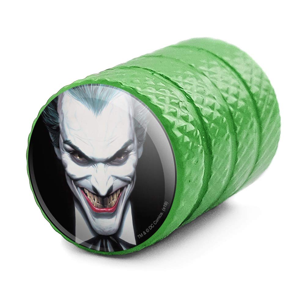 Batman Alex Ross Joker Head Motorcycle Bicycle Bike Tire Rim Wheel Aluminum Valve Stem Caps