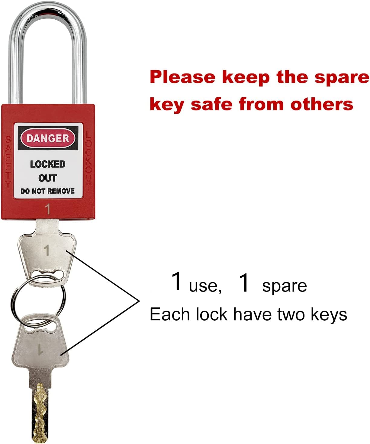 Lockout Tagout Locks, Safety Padlocks, Loto Locks Keyed Differently Lock Out Tag Out Device Plastic