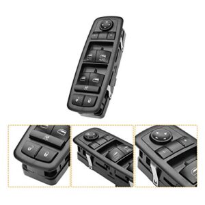 Master Power Window Switch 68231805AA - Front Left Driver Side, Replacement for Chrysler 200 300 Dodge Charger Ram 4 Door Replace 68139805AB 68139805AA 56046823AC