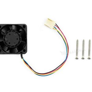 Waveshare Dedicated Cooling Fan for NVIDIA Jetson Nano Developer Kit PWM Speed Adjustment Stong Cooling Air 4PIN Reverse-Proof Connector 5V 40mm×40mm×20mm