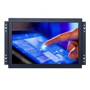 ichawk 10.1" inch pc display 1280x800 16:10 720p widescreen hdmi-in vga usb metal shell embedded open frame driver free ten-point capacitive touch monitor lcd screen with built-in speaker k101mt-59c