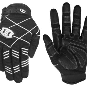 Seibertron F.O.D.G.G 2.0 Ultimate Flying Disc Golf Gloves - Non-Slip Design Consistent Grip Improve Throws Catches in All Conditions Adult Black M