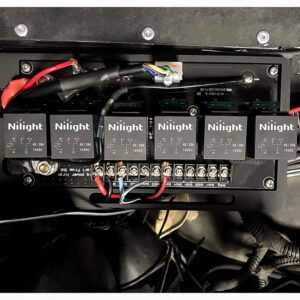 Nilight SPDT Relay Replacement 12V 5 Prong SPDT Auto Tilt Trim Relay (Pack of 10) 40/30 AMP Electrical Power Relay Switch 5 Pin Bosch Style Relay for Automotive Cars Marine Boats,2 Years Warranty