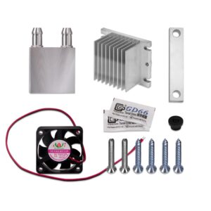 koobook 1set 12v thermoelectric peltier cooler refrigeration cooling fan system heatsink diy kit