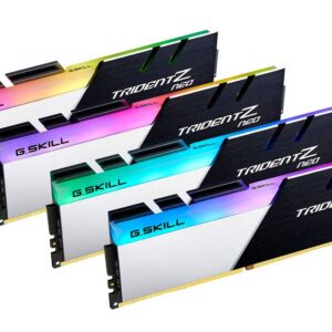 G.SKILL Trident Z Neo Series (Intel XMP) DDR4 RAM 64GB (4x16GB) 3600MT/s CL16-19-19-39 1.35V Desktop Computer Memory UDIMM (F4-3600C16Q-64GTZNC)