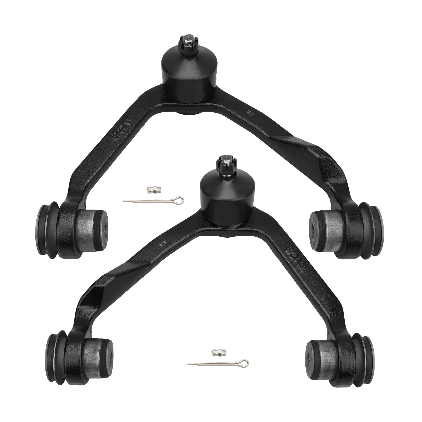 DRIVESTAR K8722 K8724 Front Upper Control Arms w/Ball Joint 4WD, fit 1997-2002 for Ford Expedition/ 1997-2003 for Ford F150/ 2004 for F150 Heritage/ 1997-1999 for F250, 2002 for Lincoln Navigator