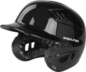 rawlings | r16 velo baseball batting helmet | junior (6 3/8" - 7 1/8") | black