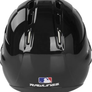 Rawlings | R16 VELO Baseball Batting Helmet | Junior (6 3/8" - 7 1/8") | Black