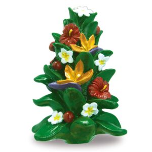 island heritage hawaiian festival floral tree hawaii christmas ornament