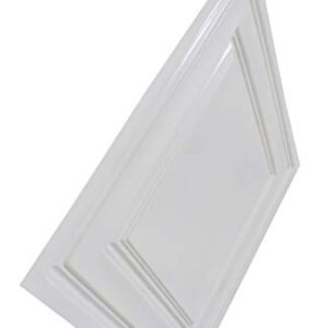 From Plain To Beautiful In Hours 232 Economy PVC Lay-in Ceiling Tile 2 ft. x 2 ft., White, 10 Pack