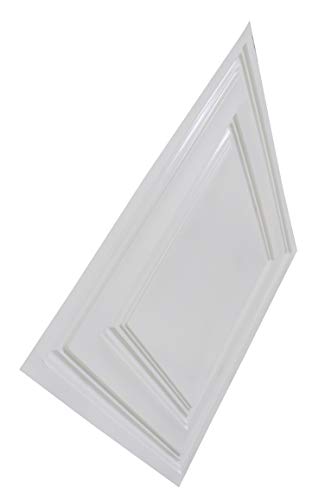 From Plain To Beautiful In Hours 232 Economy PVC Lay-in Ceiling Tile 2 ft. x 2 ft., White, 10 Pack